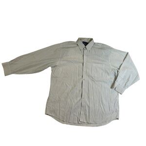 Vintage Hunt Club Blue & White Pinstripe Oxford Shirt | Pinpoint Oxford Cotton